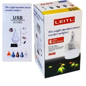 بسته بندی لامپ USB مسافرتی لیتو مدل LED-2